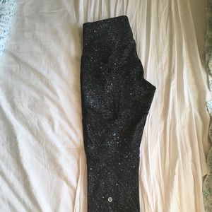 7/8 Black starry print